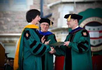 Ken Burns accepts his honorary degree